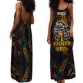 Zodiac Queen - Personalized Backless Cami Maxi Dress