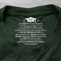 I’m In Heaven But I Won't Miss This Day - Personalized Shirt With Design Inner Neck