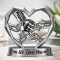 We Love You - Personalized Custom Shaped Acrylic Plaque