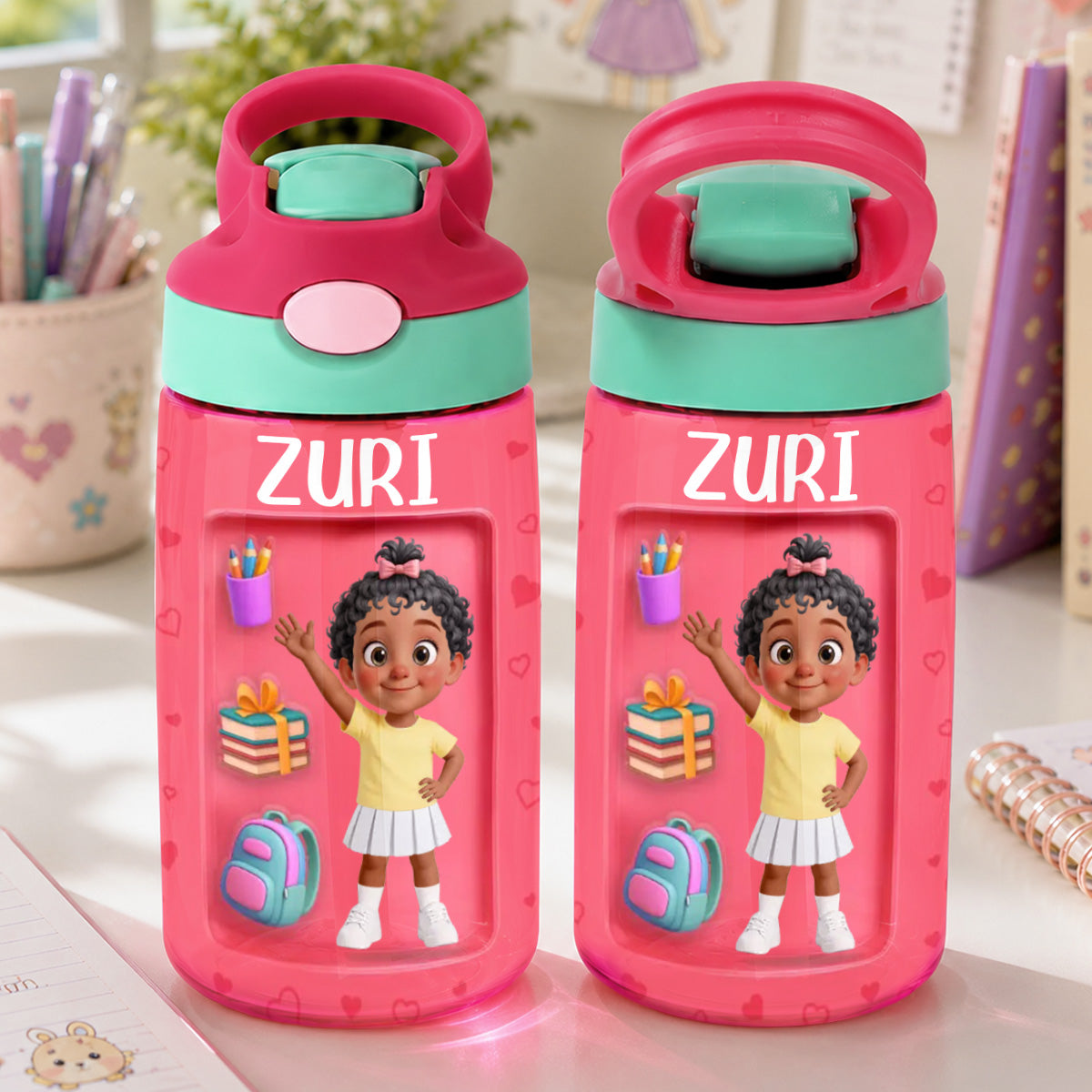 Tiny But Bright Back To School Gifts For Kids  - Personalized Kid Water Bottle