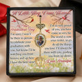 A Little Hug From Heaven On Your Graduation Day - Personalized Graduation Tassel Photo Charm With Angel Wing