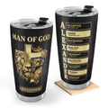 Man Of God - Personalized Stainless Steel Tumbler