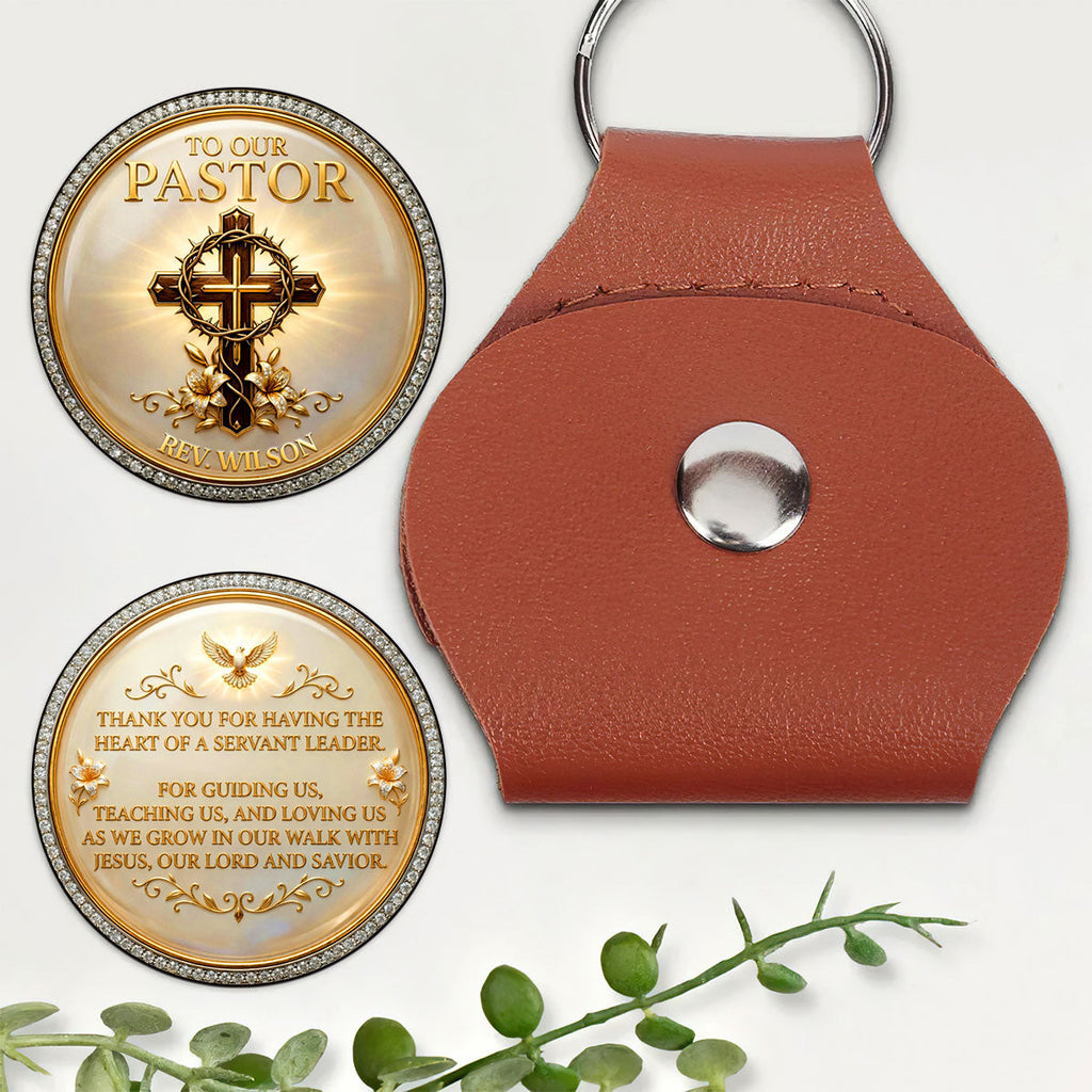 To Our Pastor For Having The Heart Of A Servant Leader - Personalized Pocket Hug