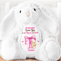 Grandma Loves You To The Moon And Back - Personalized Stuffed Bunny