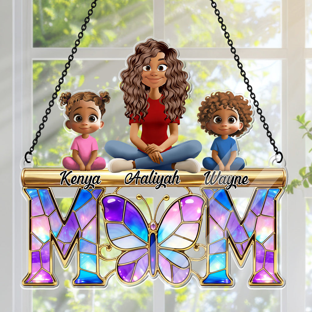 Butterfly Mom - Personalized Acrylic Suncatcher