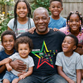 Star For Dad And Grandpa - Personalized 2D Unisex T-shirt