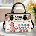 Nanasaurus - Personalized Leather Handbag