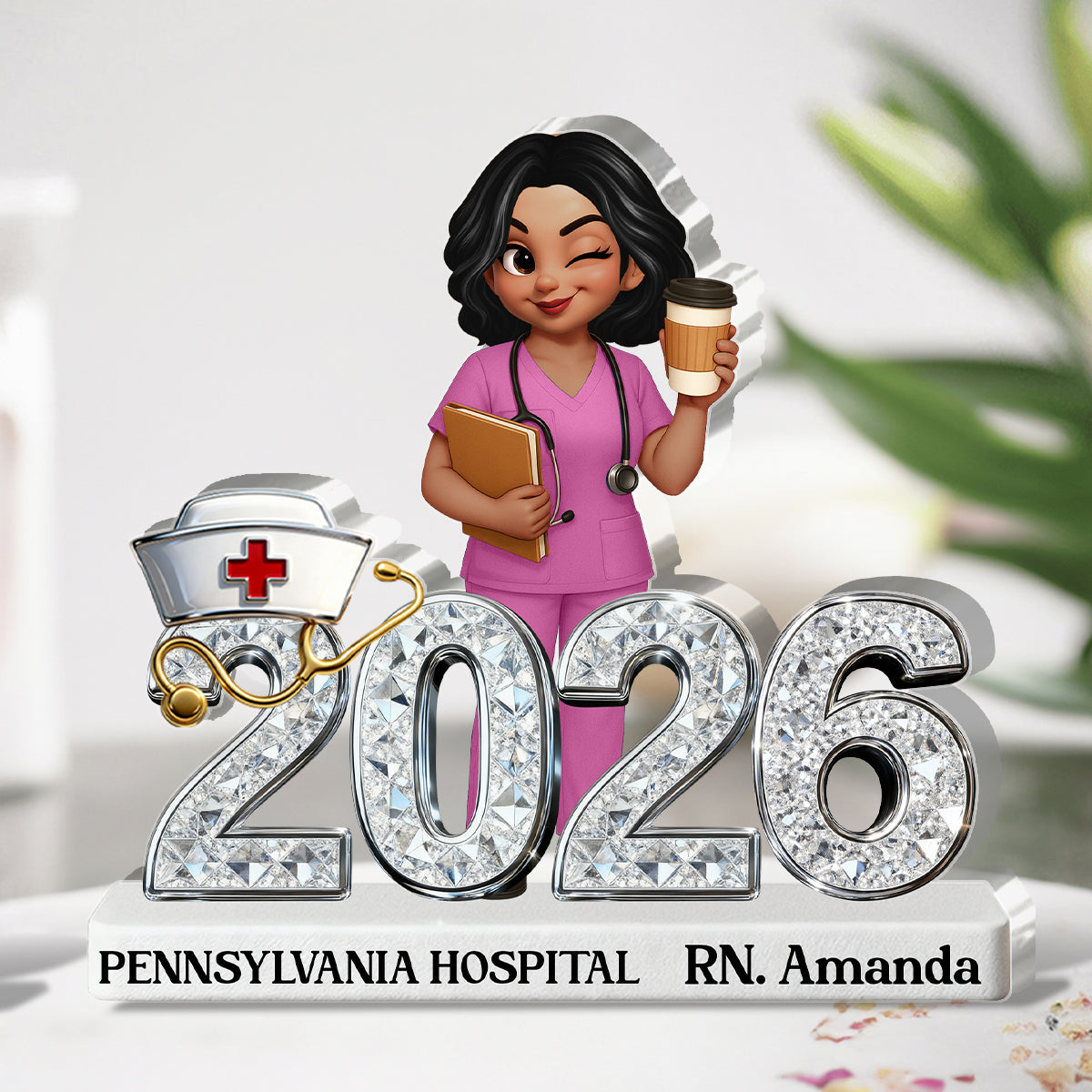 I'm A Nurse - Personalized Custom Shaped Acrylic Plaque