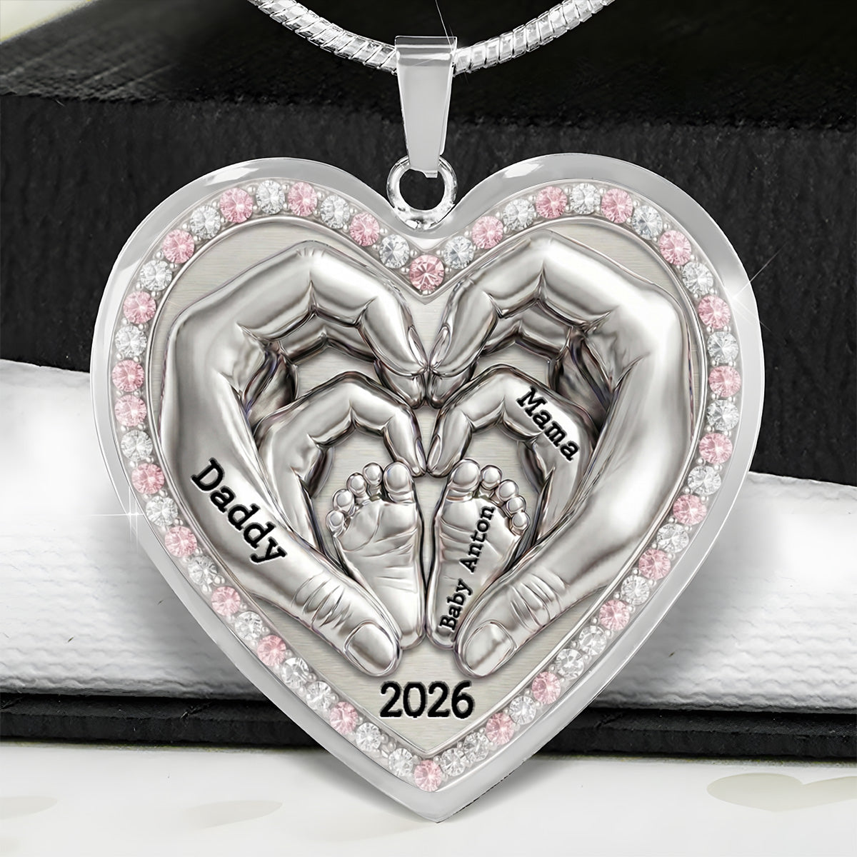 Forever Our Little Love - Personalized Heart Necklace