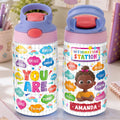 Affirmation Station - Personalized Kid Water Bottle