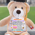 I Love You Forever And Always - Personalized Graduation Teddy Bear