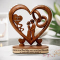 From Our First Kiss Till Our Last Breath - Personalized Custom Shaped Acrylic Plaque
