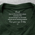 You Are An Amazing Husband - Personalized Shirt With Design Inner Neck