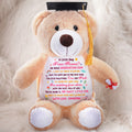 A Little Hug From Heaven - Personalized Graduation Teddy Bear