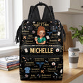 God Says I Am A Nurse - Personalized Duckbilled Backpack
