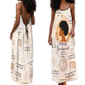 12 Zodiac Signs Ver 2 - Personalized Backless Cami Maxi Dress