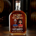 Forever Dad Daughter Love - Personalized Whiskey Bottle