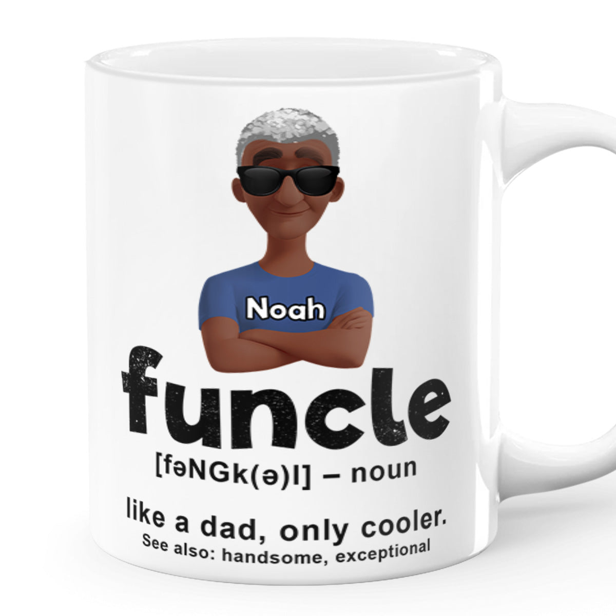 Cool Funcle - Personalized Ceramic Coffee Mug