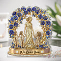 Love Rooted In Motherhood - Personalized Custom Shaped Acrylic Plaque
