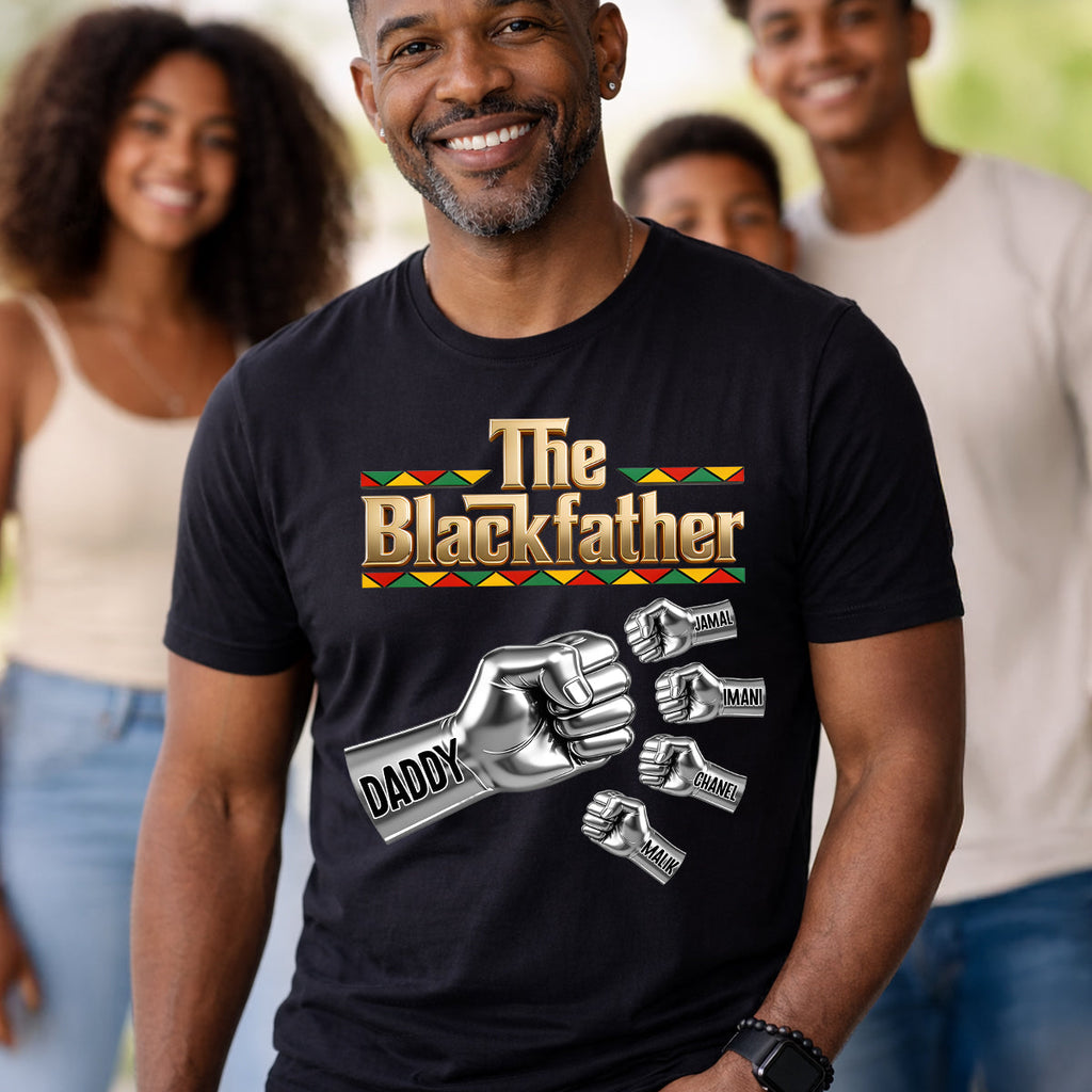 The Blackfather  - Personalized 2D Unisex T-shirt