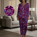 Love Is Being Called Grandma - Personalized Satin PJM Set
