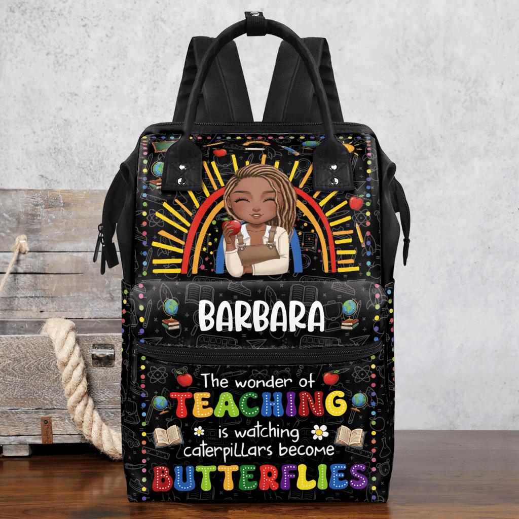 The Wonder Of Teaching - Personalized Duckbilled Backpack