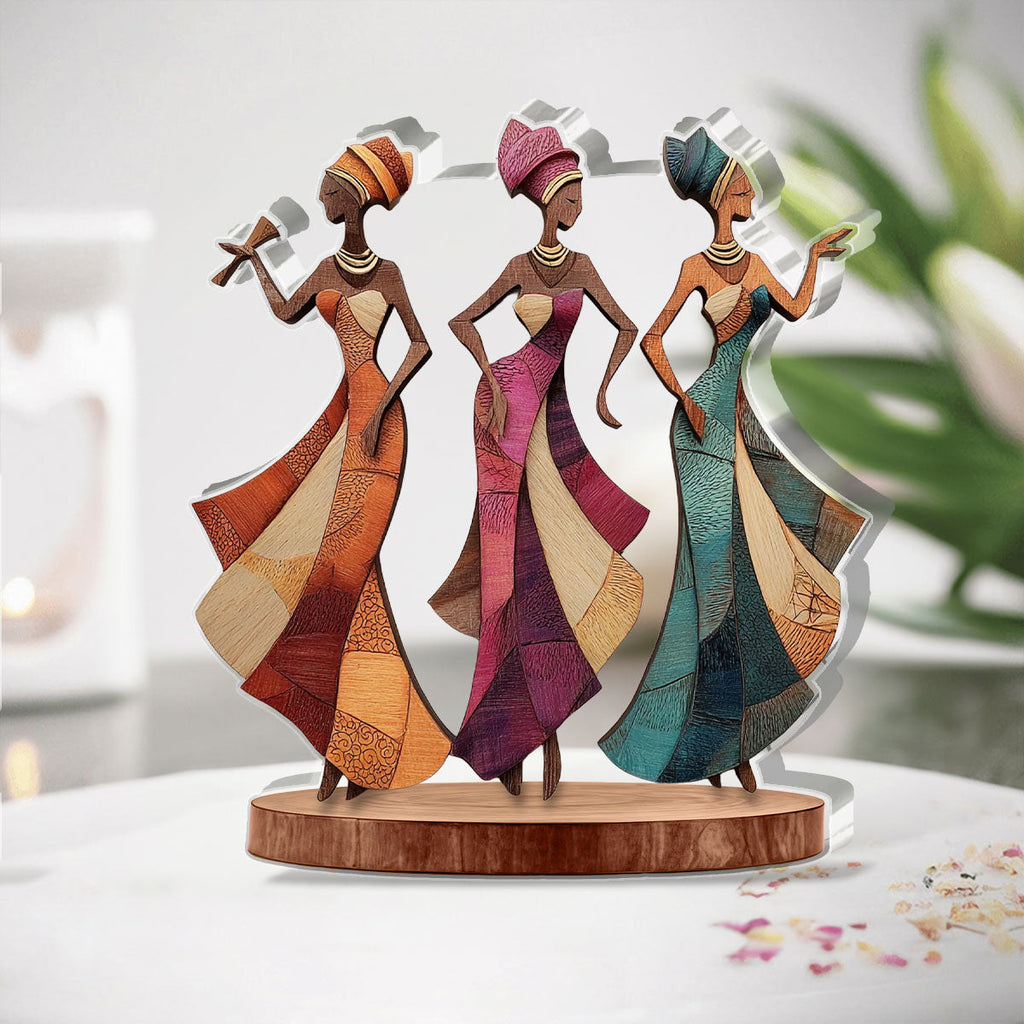 African Souls -  Custom Shaped Acrylic Plaque