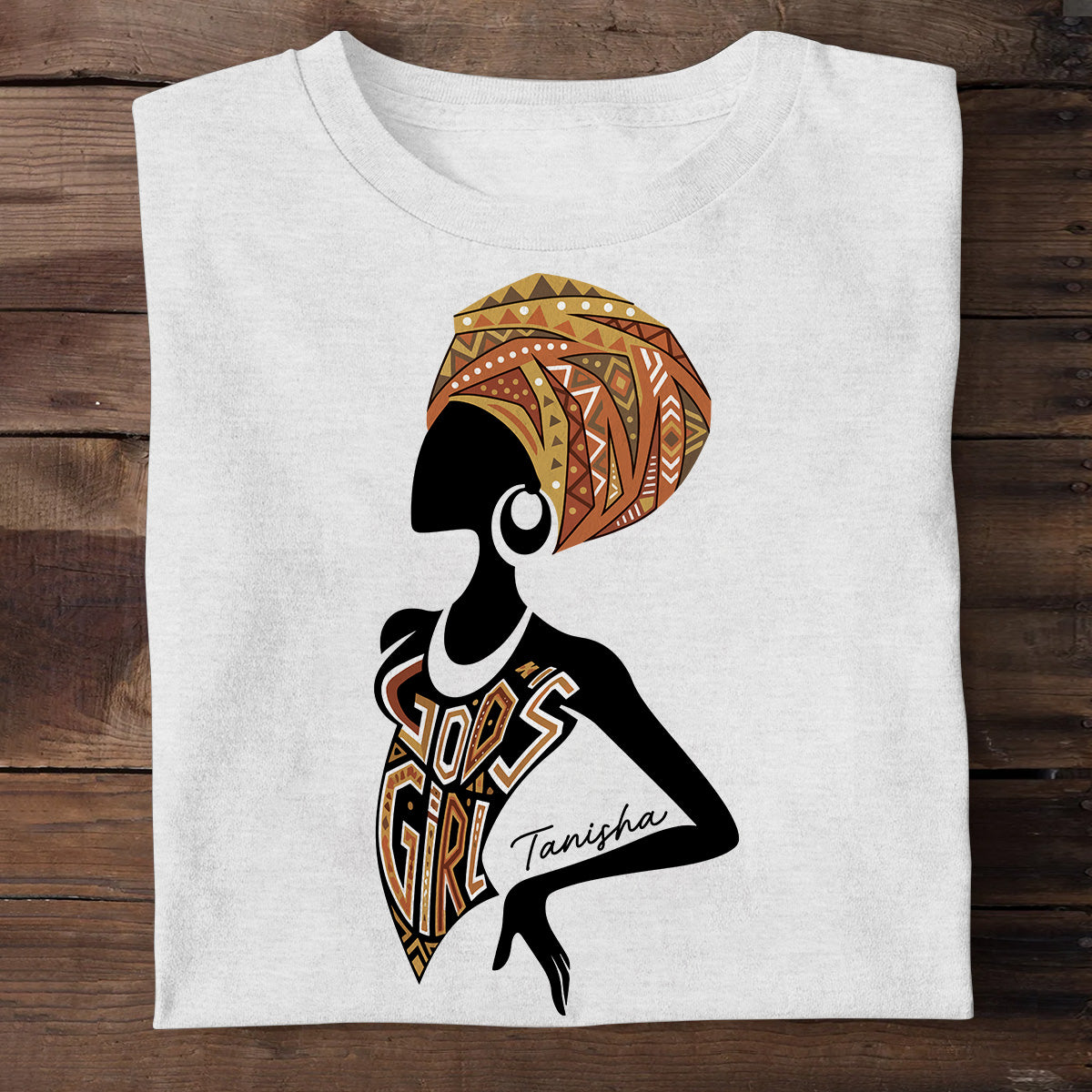God's Girl - Personalized 2D Unisex T-shirt