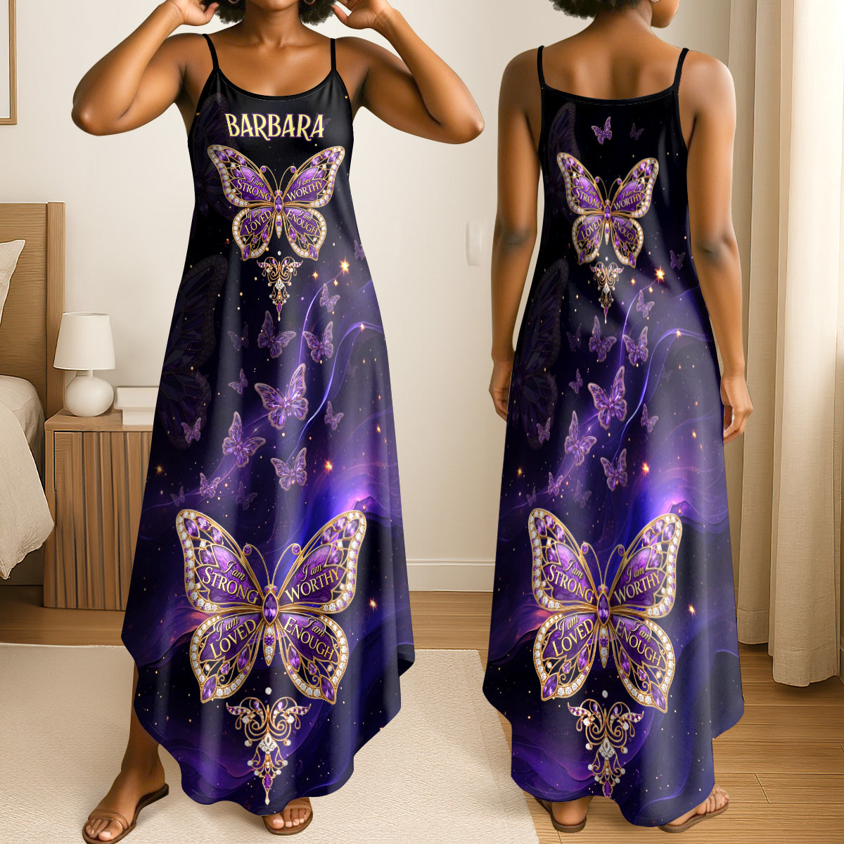 I Am Strong - Personalized Maxi Dress