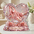 Hold Your Hand Forever - Personalized Custom Shaped Acrylic Plaque