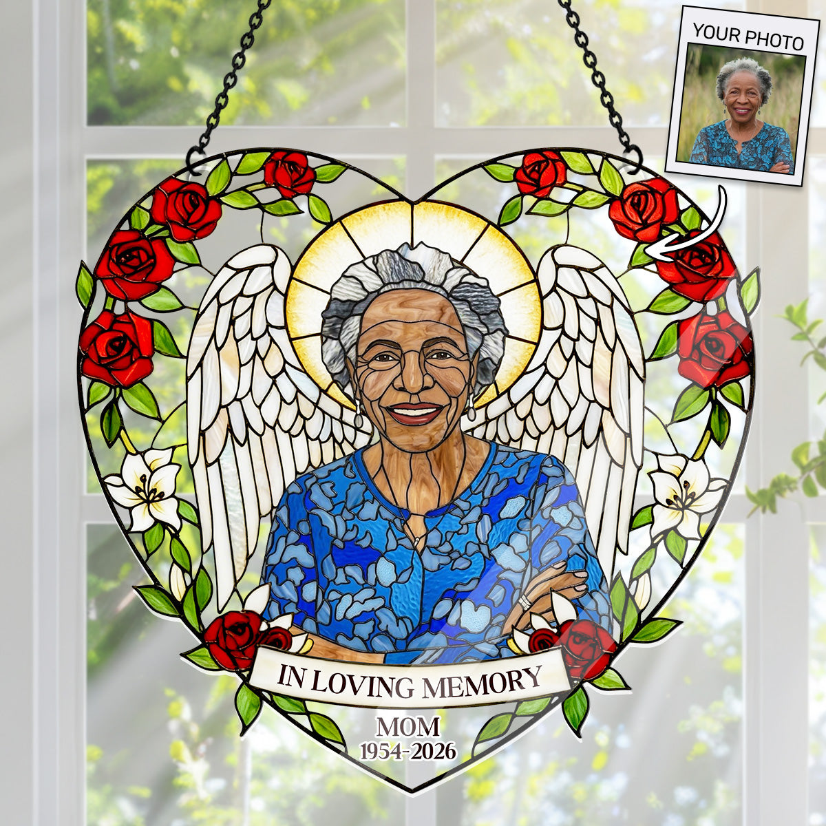 In Loving Memory - Personalized Acrylic Suncatcher