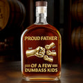 Proud Father - Personalized Whiskey Bottle