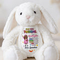 Preschool Kindergarten Graduation - Personalized Stuffed Bunny