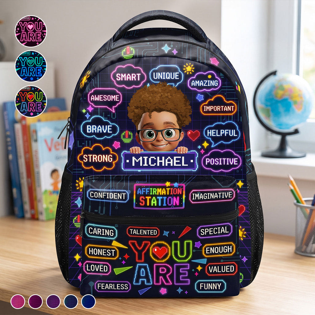 Affirmation Station - Personalized Backpack