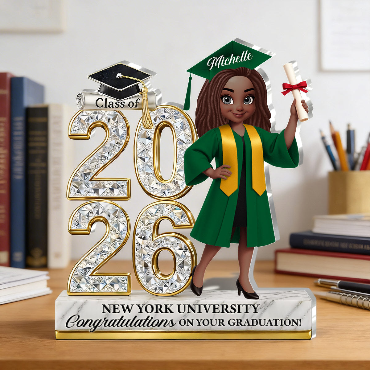 Class Of 2026 Graduate - Personalized Custom Shaped Acrylic Plaque
