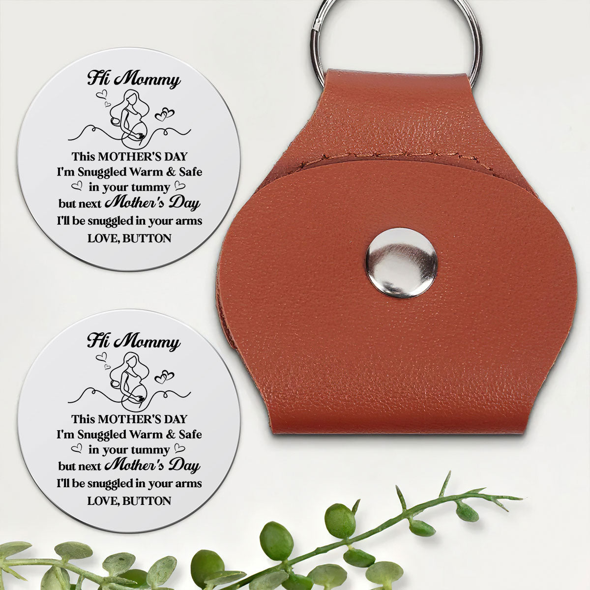 I'll Be Snuggled In Your Arms - Personalized Pocket Hug