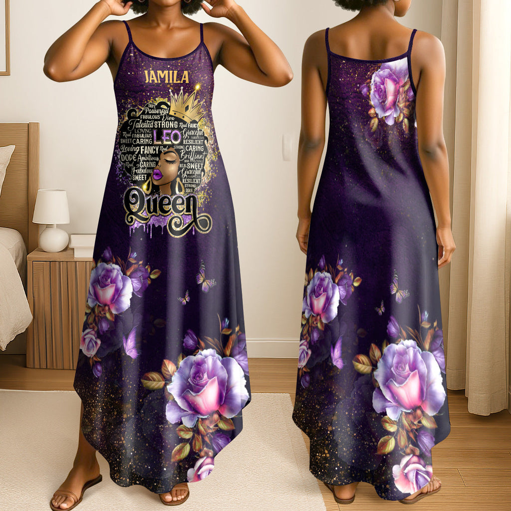 Zodiac Queen - Personalized Maxi Dress