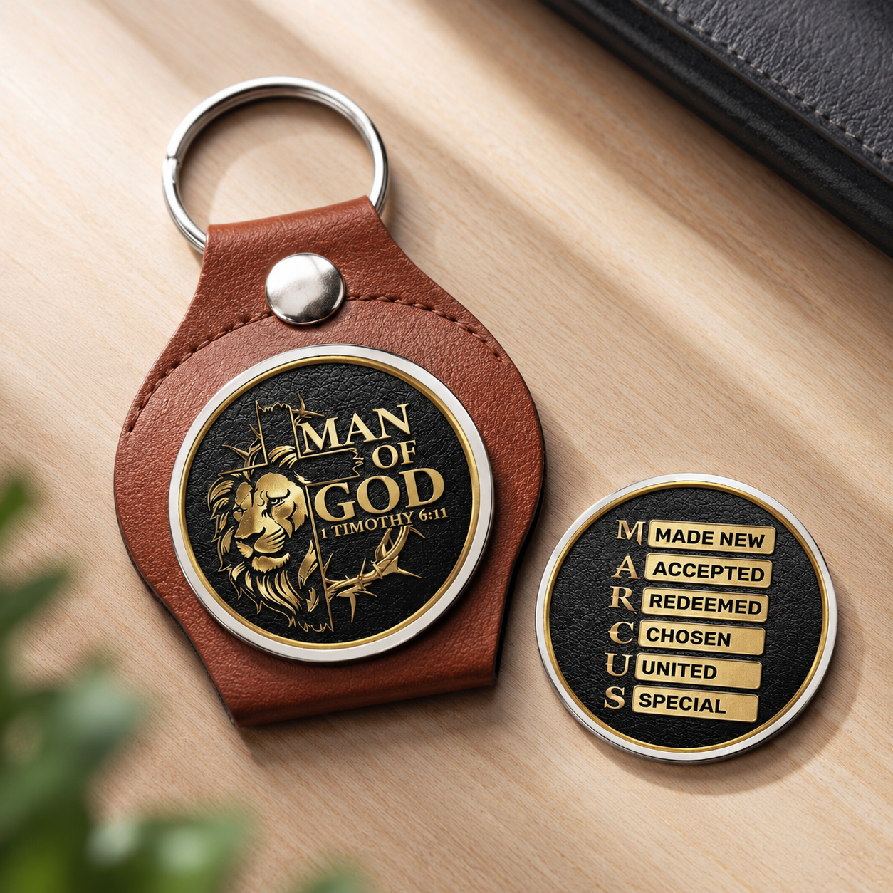 Man Of God - Personalized Pocket Hug