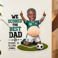 We Scored The Best Dad - Personalized Squishy Fridge Magnet