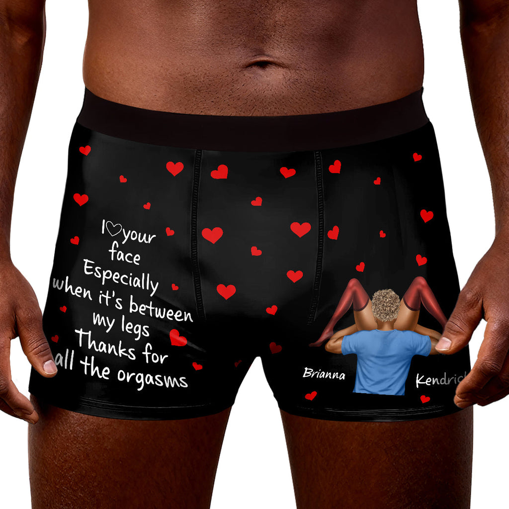 Thanks For All The Orgasms - Personalized Men's Boxer Briefs