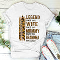 Legend Wife Mom Grandma - Personalized 2D Unisex T-shirt