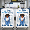 Just A Girl Who Loves Traveling - Personalized Luggage Cover