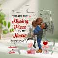 I Found My Missing Piece - Personalized Custom Shaped Acrylic Plaque
