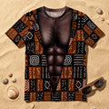 Funny Beach Day African Hero - Personalized All-Over-Print T-Shirt