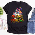 Custom Photo Dope Black Dad Graffiti - Personalized 2D Unisex T-shirt