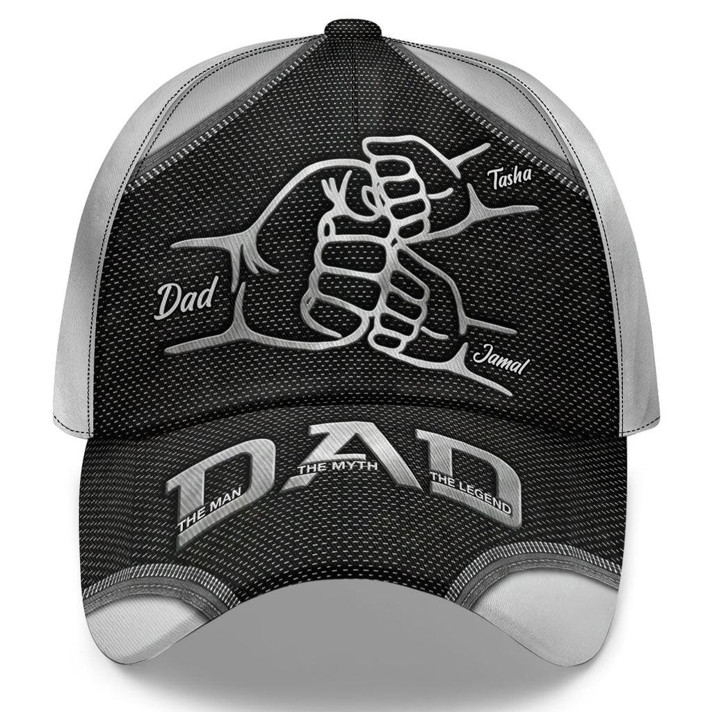 Dad The Man The Myth The Legend - Personalized Classic Cap