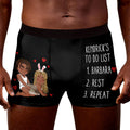 To Do List Naughty Couple - Personalized Men's Boxer Briefs