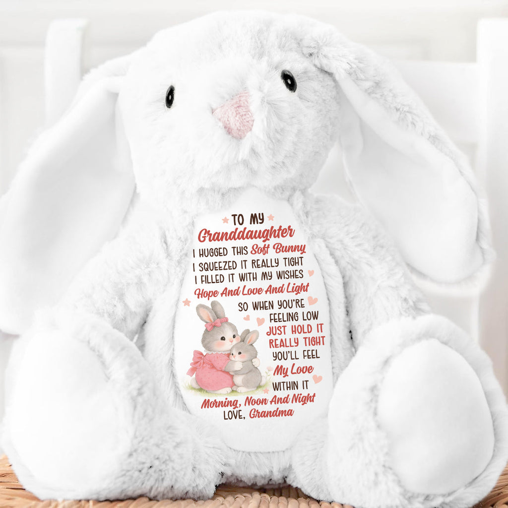 You’ll Feel My Love Within It - Personalized Stuffed Bunny