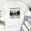 Funny Bigfoot For Dad, Grandpa - Personalized 2D Unisex T-shirt