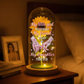 My Little Girl Yesterday, My Friend Today, My Daughter Forever  - Personalized Sunflower Dome Lamp